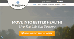 Desktop Screenshot of chiroworksct.com